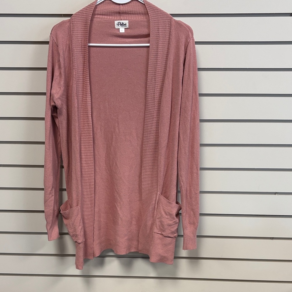 Pulse Blush Open Front Cardigan